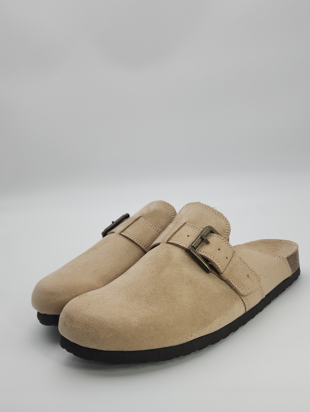 Seychelles Khloe Tan Suede Closed Toe Buckle Mules – Size 10 M NWOT